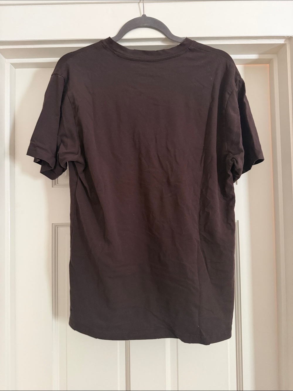 Ariat Checkered Boyfriend Fit Studded Dark Brown Western Icon Graphic Tee - Picture 4 of 7